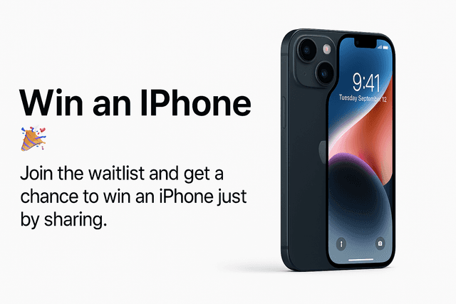 Win an iPhone